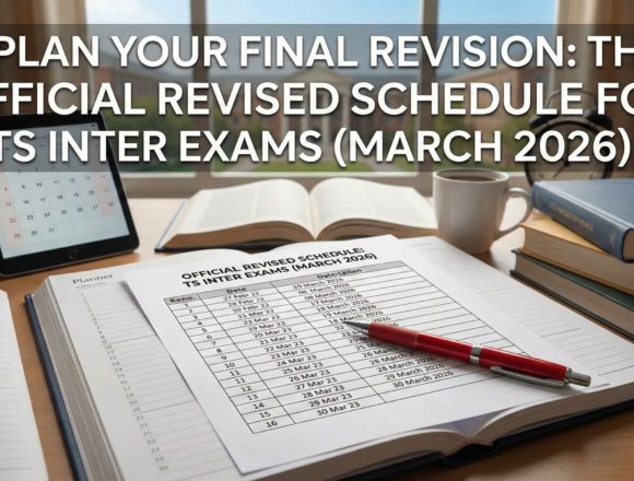 Gemini_Generated_Image_8i1k0r8i1k0r8i1k Plan your final revision: The Official Revised Schedule for TS Inter Exams (March 2026)